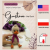 Crochet pattern - Gustave the duck (ENG)