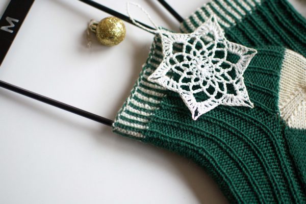 Wzór na druty Santa Holiday Socks - obrazek 5
