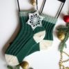 Wzór na druty Santa Holiday Socks - obrazek 2