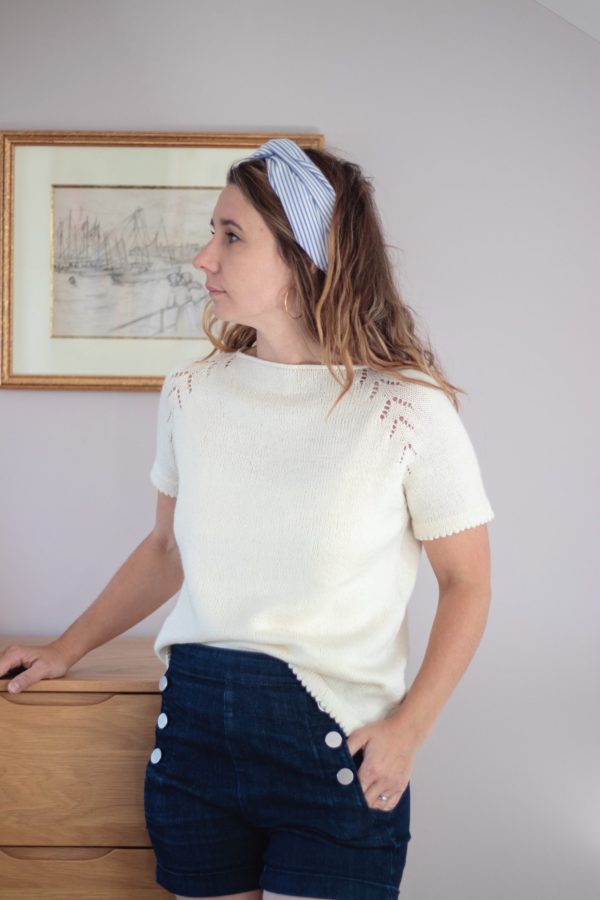 Wzór na druty Rosa Tee - Along Avec Anna (e-voucher) - obrazek 5