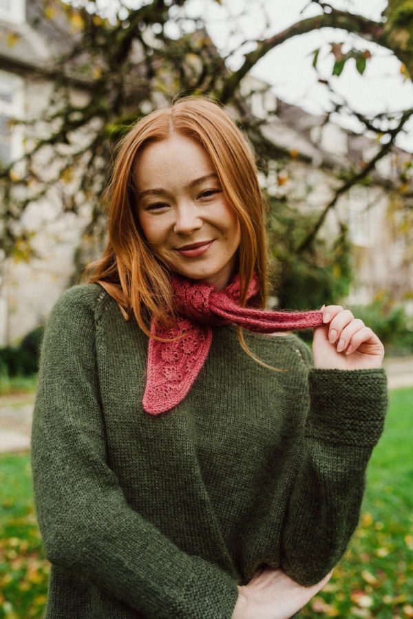Wzór na druty Flora (Scarf) - Along Avec Anna (e-voucher) - obrazek 3