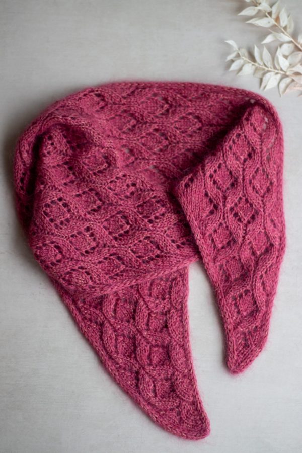 Wzór na druty Flora (Scarf) - Along Avec Anna (e-voucher) - obrazek 2