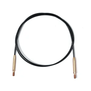 Żyłka do drutów wymiennych KnitPro Swivel 360° (łącznik srebrny/złoty)