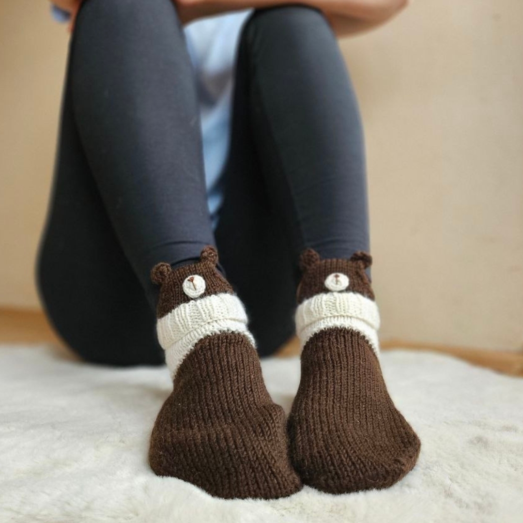 Wzór na skarpety Teddy Bear Socks (pdf) - obrazek 2