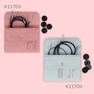 Zestaw żyłek KnitPro Swivel w etui