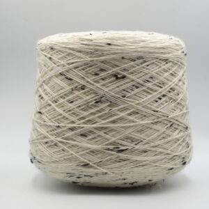 Pecci Filati Bottalana 12000 ecru + czarny tweed 2/8.5 (10 g)